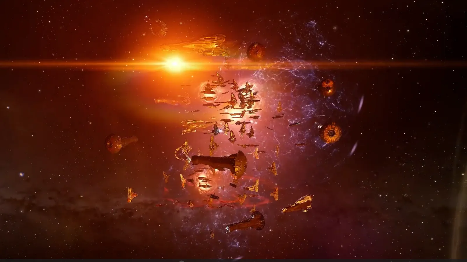 Дредноуты и линкоры Imperium в бою за третий Keepstar в системе 319-3D