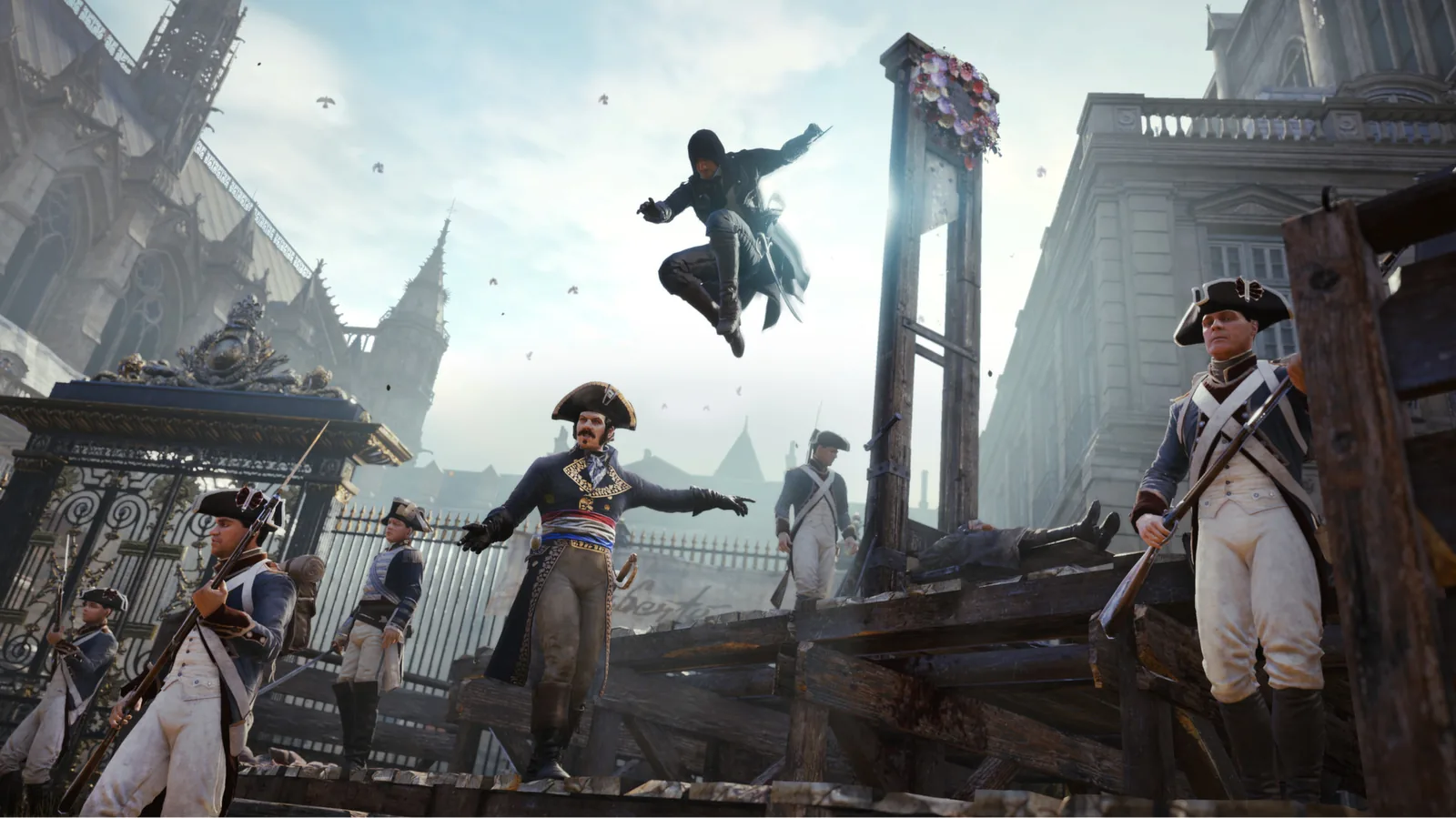 Гильотина на площади в Assassin's Creed Unity