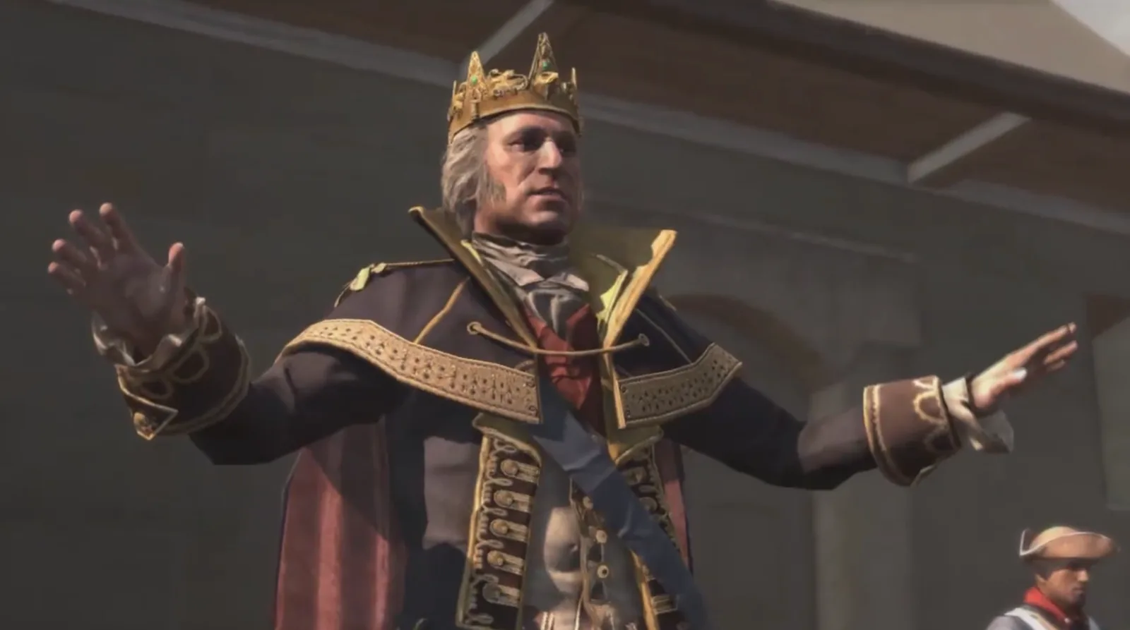 Джордж Вашингтон в короне — видение альтернативного будущего из Assassin's Creed 3