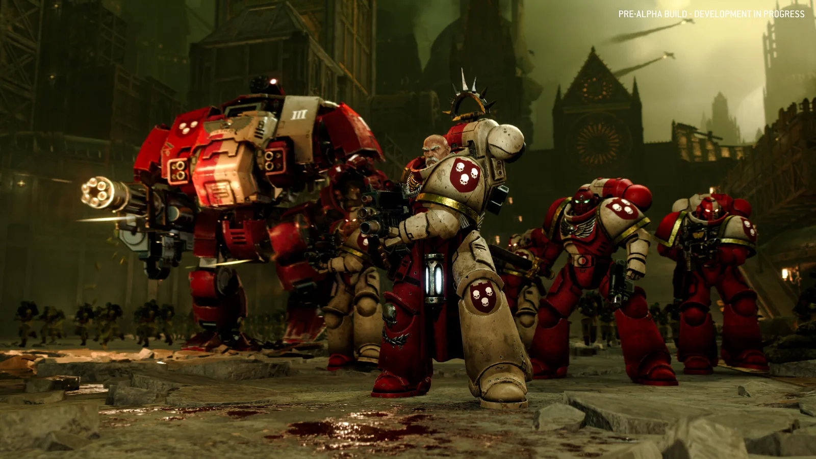 Дредноут Кровавых Ангелов в Total War: Warhammer 40 000