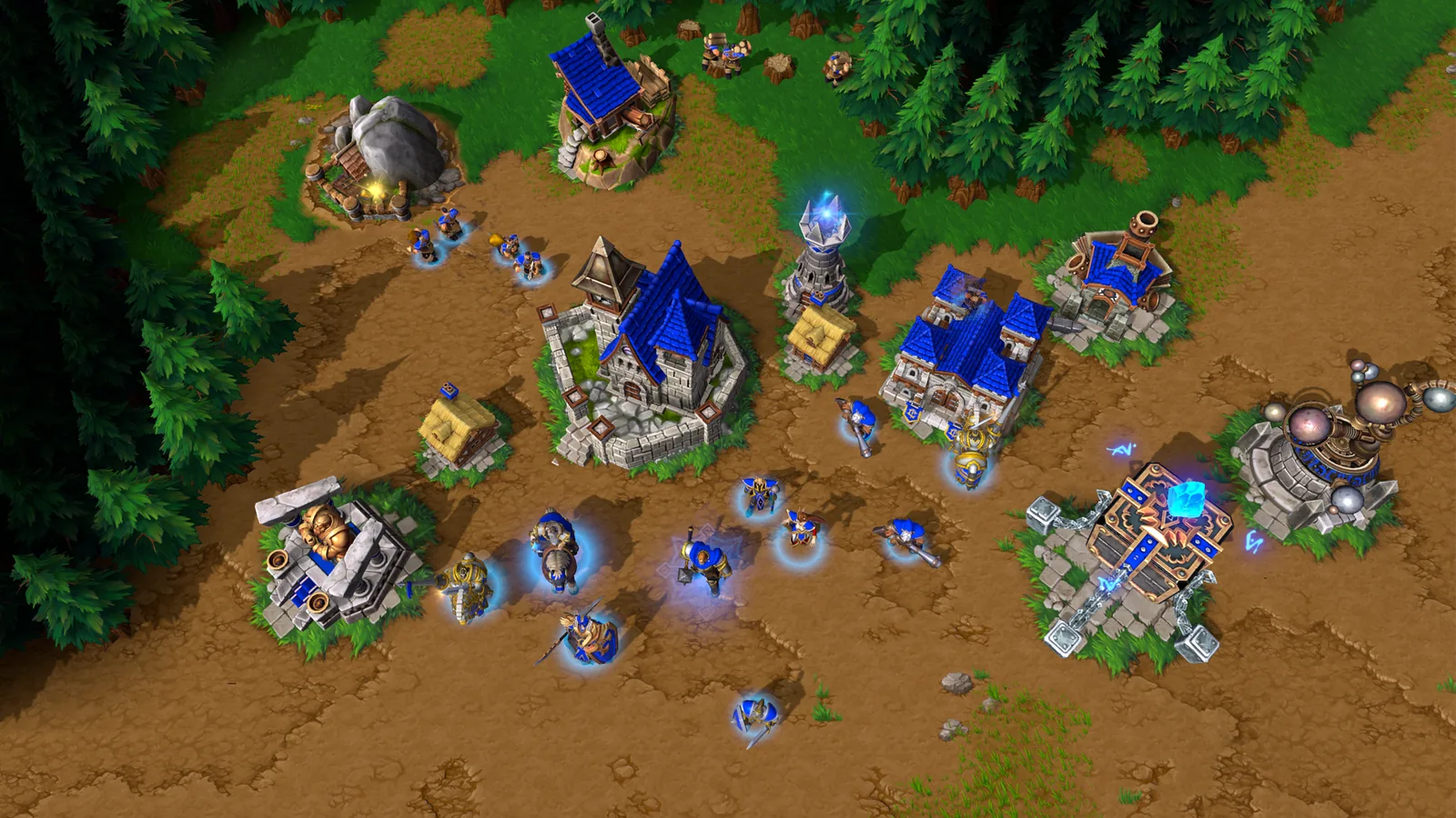 База людей в графике Definitive Edition, Warcraft III: Reforged