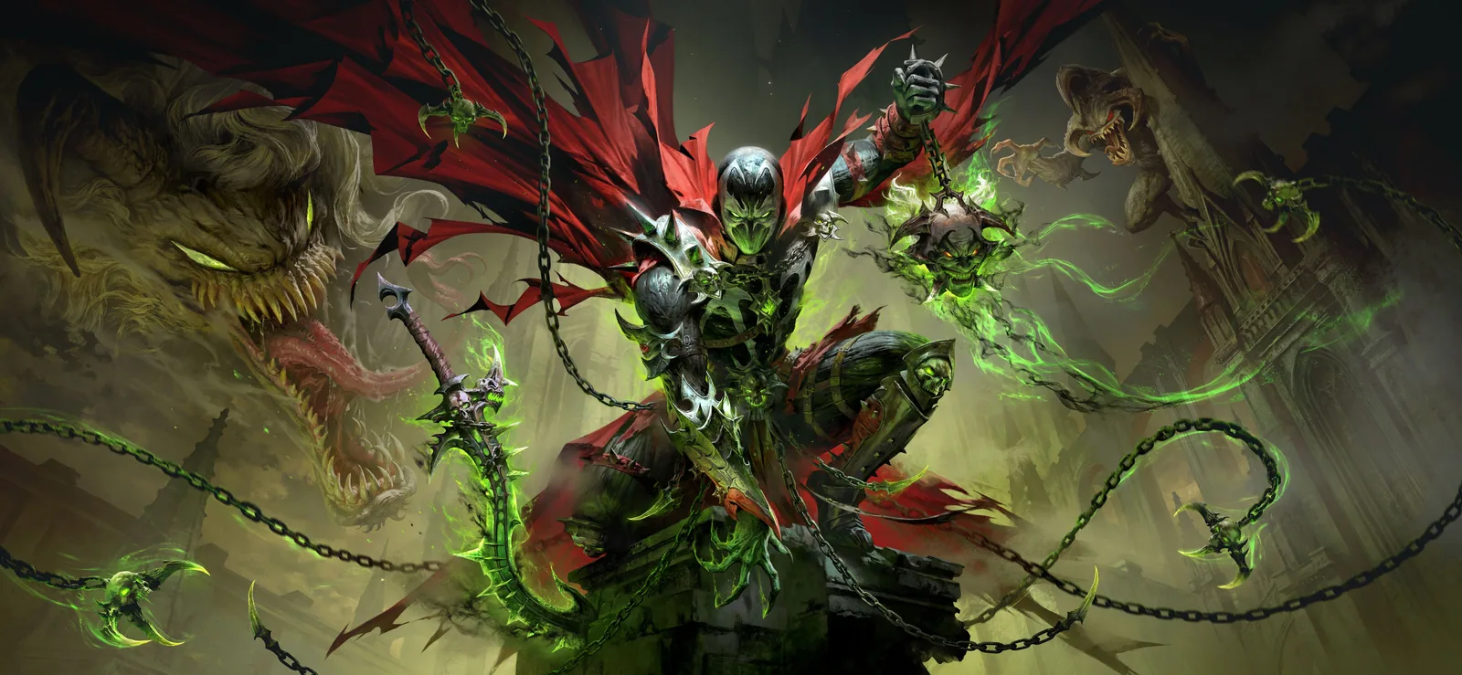 Спаун на арте кроссовера Diablo Immortal